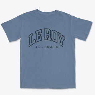 Le Roy Illinois Inline Premium Heavyweight T-shirt