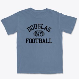 Douglas Wyoming Football Premium Heavyweight T-shirt