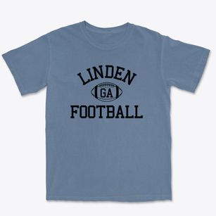 Linden Georgia Football Premium Heavyweight T-shirt