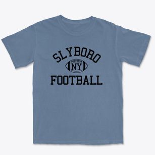 Slyboro New York Football Premium Heavyweight T-shirt