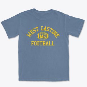 West Castine Maine Football Premium Heavyweight T-shirt