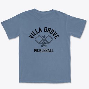 Villa Grove Colorado Pickleball Premium Heavyweight T-shirt