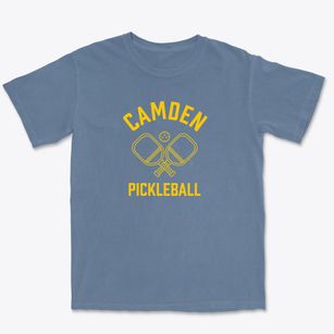 Camden Maine Pickleball Premium Heavyweight T-shirt