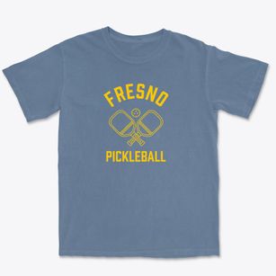 Fresno California Pickleball Premium Heavyweight T-shirt