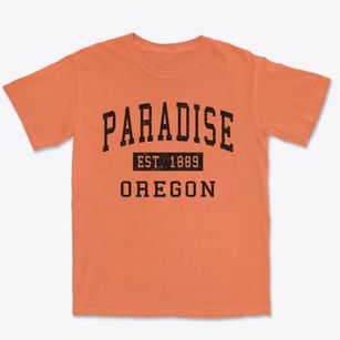 Paradise Oregon Classic Established Premium Heavyweight T-shirt