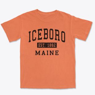 Iceboro Maine Classic Established Premium Heavyweight T-shirt