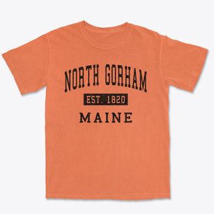 North Gorham Maine Classic Established Premium Heavyweight T-shirt