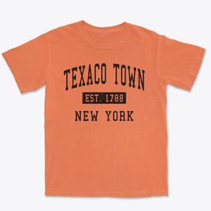 Texaco Town New York Classic Established Premium Heavyweight T-shirt