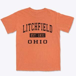 Litchfield Ohio Classic Established Premium Heavyweight T-shirt