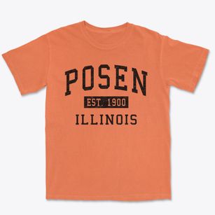 Posen Illinois Classic Established Premium Heavyweight T-shirt