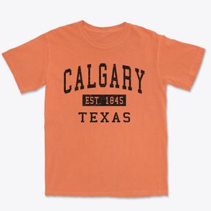 Calgary Texas Classic Established Premium Heavyweight T-shirt