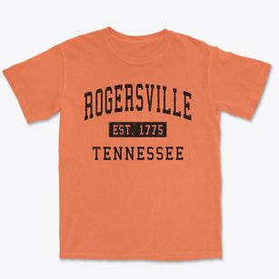 Rogersville Tennessee Classic Established Premium Heavyweight T-shirt