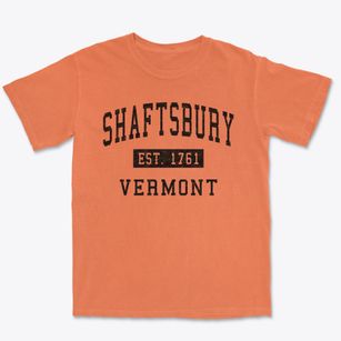 Shaftsbury Vermont Classic Established Premium Heavyweight T-shirt