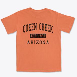 Queen Creek Arizona Classic Established Premium Heavyweight T-shirt