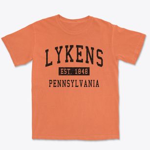 Lykens Pennsylvania Classic Established Premium Heavyweight T-shirt