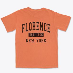 Florence New York Classic Established Premium Heavyweight T-shirt