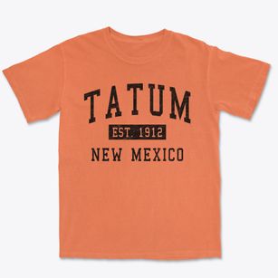 Tatum New Mexico Classic Established Premium Heavyweight T-shirt