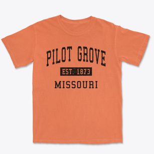 Pilot Grove Missouri Classic Established Premium Heavyweight T-shirt