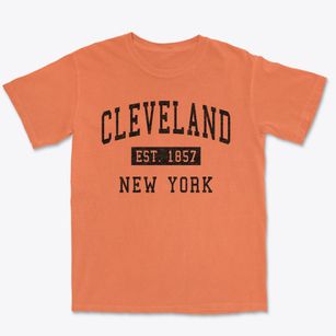Cleveland New York Classic Established Premium Heavyweight T-shirt
