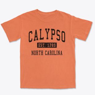 Calypso North Carolina Classic Established Premium Heavyweight T-shirt