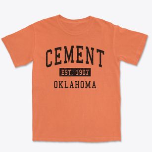 Cement Oklahoma Classic Established Premium Heavyweight T-shirt