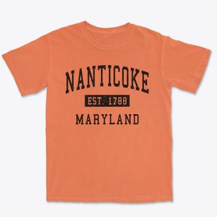 Nanticoke Maryland Classic Established Premium Heavyweight T-shirt
