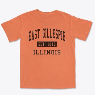 East Gillespie Illinois Classic Established Premium Heavyweight T-shirt