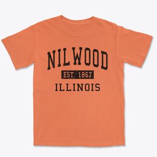 Nilwood Illinois Classic Established Premium Heavyweight T-shirt