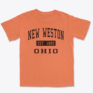 New Weston Ohio Classic Established Premium Heavyweight T-shirt