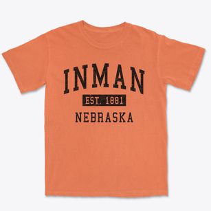 Inman Nebraska Classic Established Premium Heavyweight T-shirt