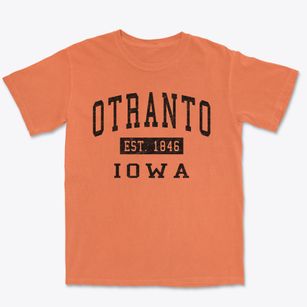 Otranto Iowa Classic Established Premium Heavyweight T-shirt