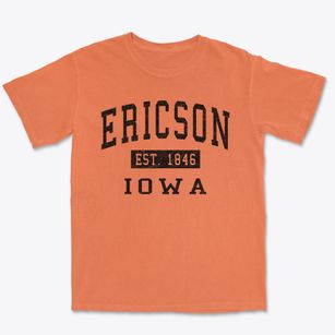 Ericson Iowa Classic Established Premium Heavyweight T-shirt