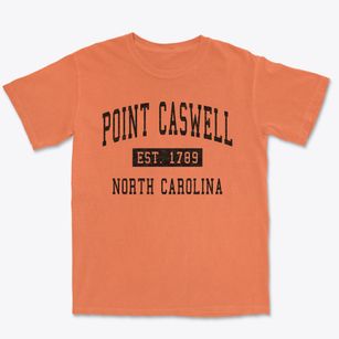 Point Caswell North Carolina Classic Established Premium Heavyweight T-shirt