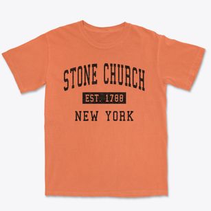 Stone Church New York Classic Established Premium Heavyweight T-shirt