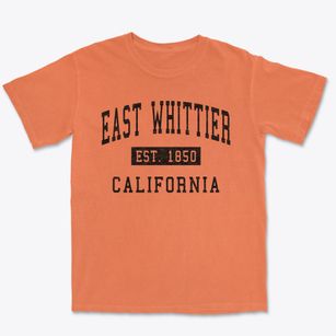 East Whittier California Classic Established Premium Heavyweight T-shirt