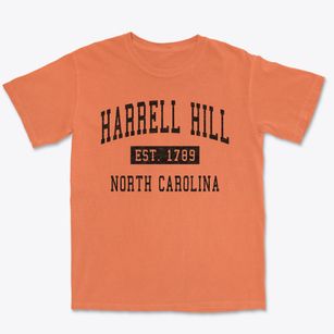 Harrell Hill North Carolina Classic Established Premium Heavyweight T-shirt