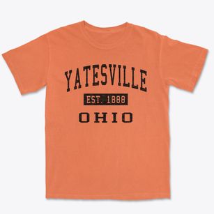 Yatesville Ohio Classic Established Premium Heavyweight T-shirt