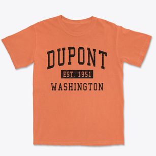 Dupont Washington Classic Established Premium Heavyweight T-shirt