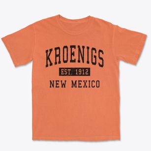 Kroenigs New Mexico Classic Established Premium Heavyweight T-shirt