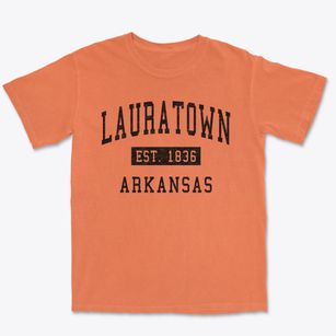 Lauratown Arkansas Classic Established Premium Heavyweight T-shirt