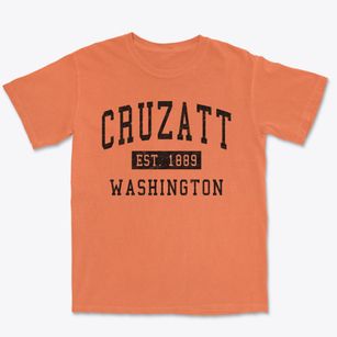 Cruzatt Washington Classic Established Premium Heavyweight T-shirt
