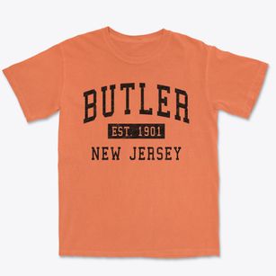 Butler New Jersey Classic Established Premium Heavyweight T-shirt