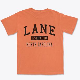 Lane North Carolina Classic Established Premium Heavyweight T-shirt