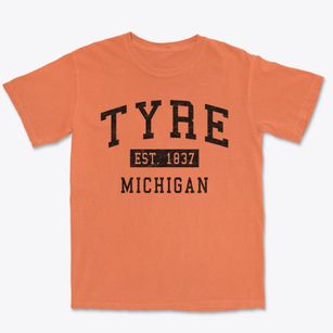 Tyre Michigan Classic Established Premium Heavyweight T-shirt