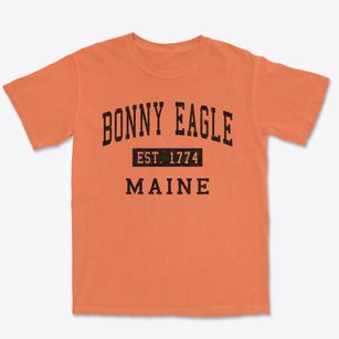 Bonny Eagle Maine Classic Established Premium Heavyweight T-shirt