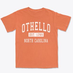 Othello North Carolina Classic Established Premium Heavyweight T-shirt
