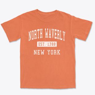 North Waverly New York Classic Established Premium Heavyweight T-shirt