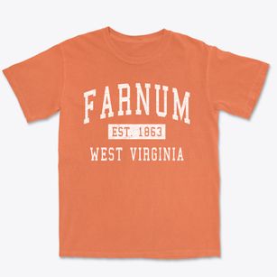 Farnum West Virginia Classic Established Premium Heavyweight T-shirt