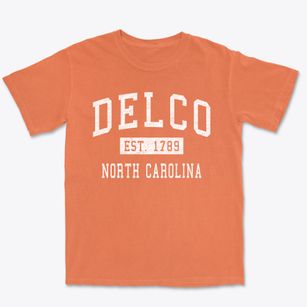 Delco North Carolina Classic Established Premium Heavyweight T-shirt