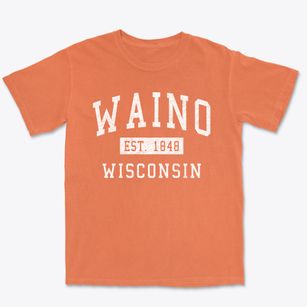 Waino Wisconsin Classic Established Premium Heavyweight T-shirt